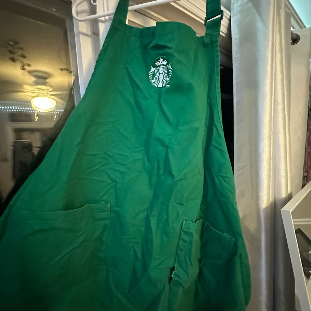Starbucks Emerald Apron with Logo
